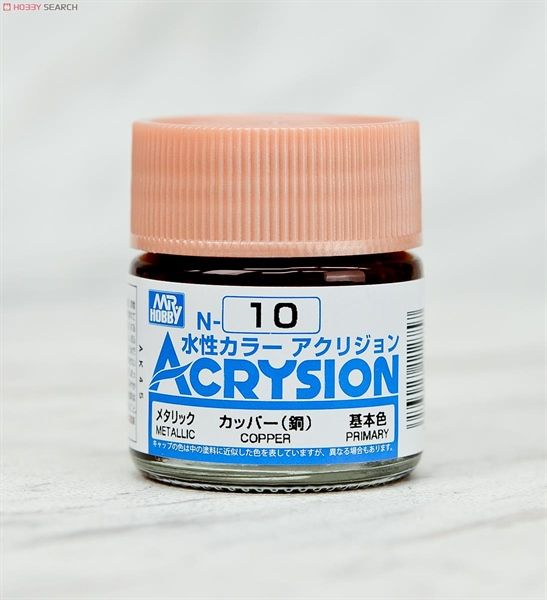 Sơn nước Mr. Hobby - Acrysion - Nhiều mầu / Mã N1 ~ N20 - Gốc nước