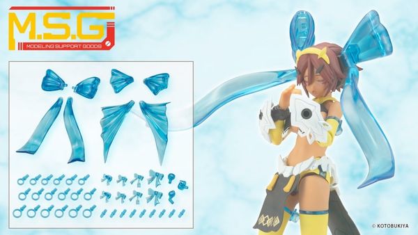 Kotobukiya - Modeling Support Goods - MSG Dress-Up Parts Cute Ribbon Set - Sky Blue Ver