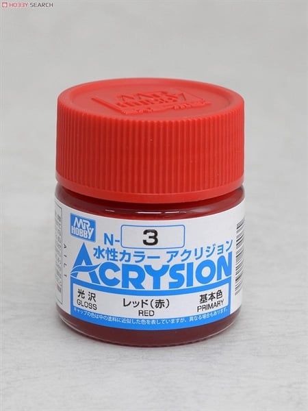 Sơn nước Mr. Hobby - Acrysion - Nhiều mầu / Mã N1 ~ N20 - Gốc nước