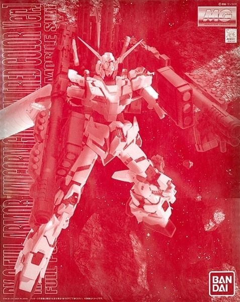 MG 1/100 RX-0 Full Armor Unicorn Gundam - Red Color Ver