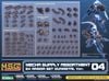 Kotobukiya - Modeling Support Goods - MSG Mecha Supply Assortment 04 Ex-Armor Set Gunmetal Ver