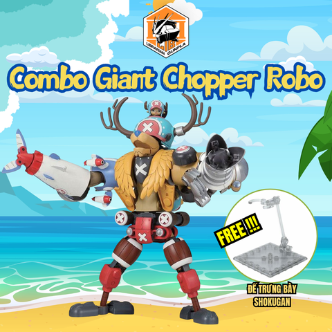 Combo Giant Chopper Robo 1&2 - 3&5 - 4