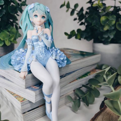 FuRyu - Noodle Stopper Figure - Hatsune Miku - Flower Fairy - Nemophila Pale Blue Ver