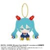 CHIBI SITING PLUSH MASCOT HATSUNE MIKU X MOBILE SUIT GUNDAM