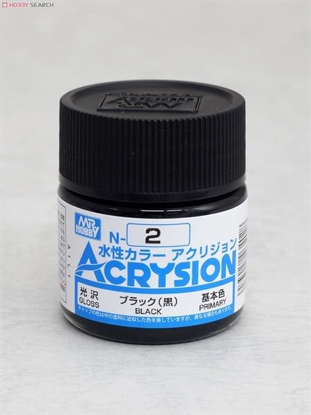 Sơn nước Mr. Hobby - Acrysion - Nhiều mầu / Mã N1 ~ N20 - Gốc nước