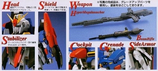 MG 1/100 ZETA GUNDAM Ver 1.0