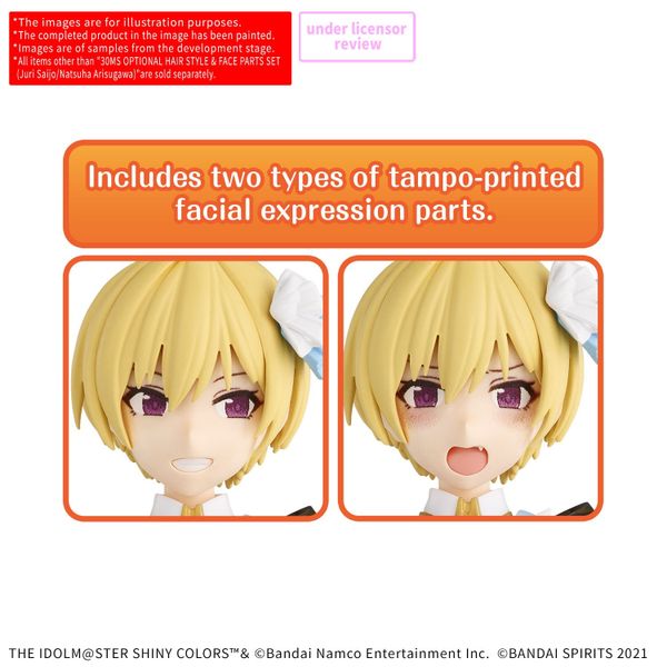 [Pre-order / Đặt trước] 30MS THE IDOLMASTER - OPTION HAIR STYLE & FACE PARTS SET - JURI SAIJO / NATSUHA ARISUGAWA