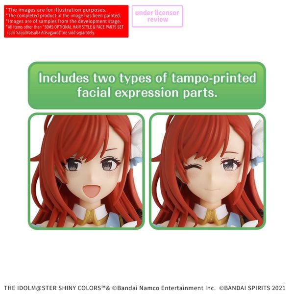 [Pre-order / Đặt trước] 30MS THE IDOLMASTER - OPTION HAIR STYLE & FACE PARTS SET - JURI SAIJO / NATSUHA ARISUGAWA