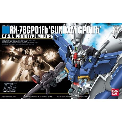 HG UC 1/144 RX-78 GP01Fb Gundam Zephyranthes Full Burnern