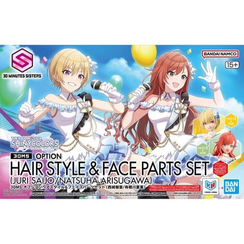 30MS - THE IDOLMASTER - OPTION HAIR STYLE & FACE PARTS SET - JURI SAIJO/NATSUHA ARISUGAWA