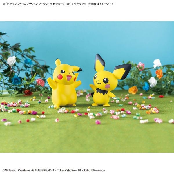 Pokemon Plastic Model Quick 24 Pichu