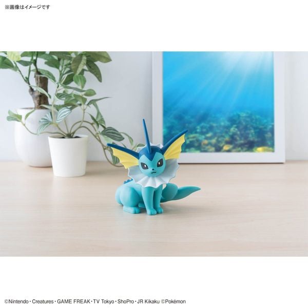 Pokemon Plastic Model Collection Quick!! 27 Vaporeon