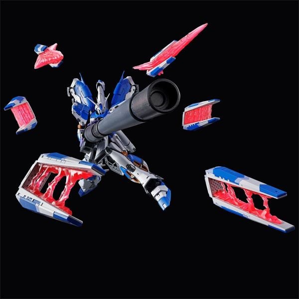 RG 1/144 Hyper Mega Bazooka Launcher for Hi-nu Gundam & Fin Funnel Display Set