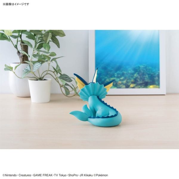 Pokemon Plastic Model Collection Quick!! 27 Vaporeon