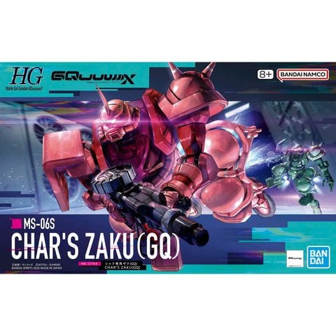 HG GQ 1/144 Char's Zaku