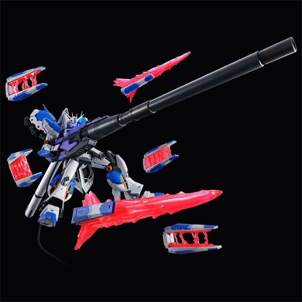 RG 1/144 Hyper Mega Bazooka Launcher for Hi-nu Gundam & Fin Funnel Display Set