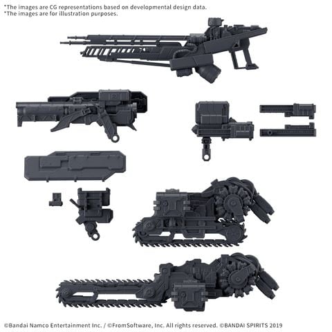 [Pre-order / Đặt trước] 30MM OPTION PARTS SET ARMORED CORE 6 FIRES OF RUBICON - WEAPON SET 07