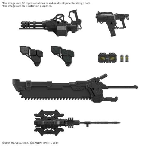 30MM Optional Parts Set DAEMON X MACHINA TS WEAPON SET 01