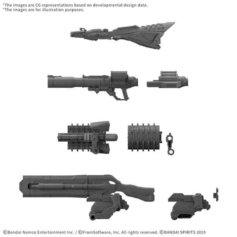 [Pre-order / Đặt trước] 30MM Option Parts Set ARMORED CORE 6 FIRES OF RUBICON - WEAPON SET 09