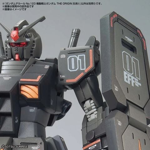 GUNDAM DECAL 123 MOBILE SUIT GUNDAM THE ORIGIN MULTI-USE 4