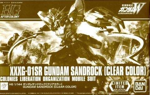 HG AC 1/144 - Gundam Sandrock - Clear Color