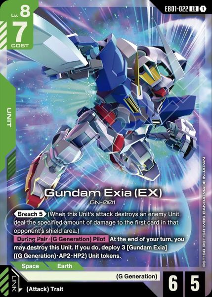 Gundam Card Game - EB01 EXTRA BOOSTER PACK - ETERNAL NEXUS - ENGLISH
