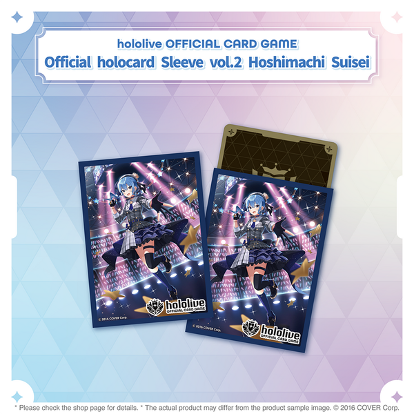 Hololive OCG - Official Card Sleeve - Vol 1 - Vol 3 - Tokino Sora & AZKi / Hoshimachi Suisei / Hololive OCG Logo