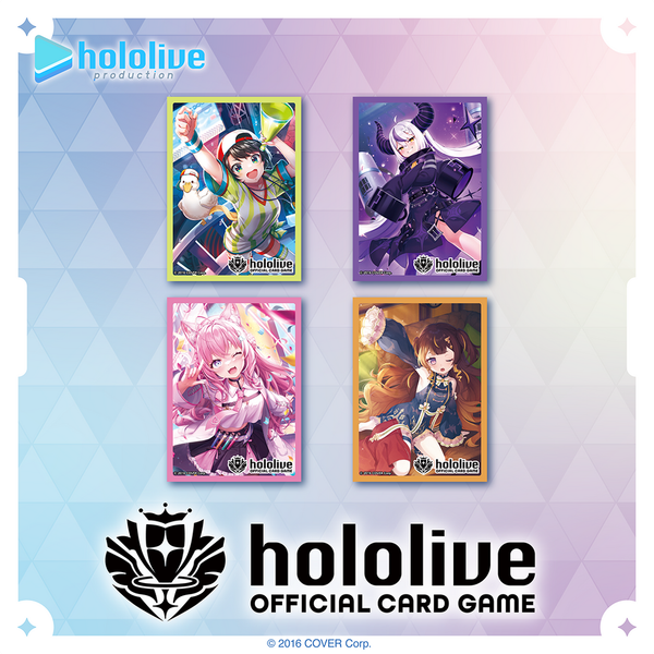 Hololive OCG - Official Card Sleeve - Vol 13 - Vol 16 - Oozora Subaru / Laplus Darkness / Hakui Koyori / Anya Melfissa