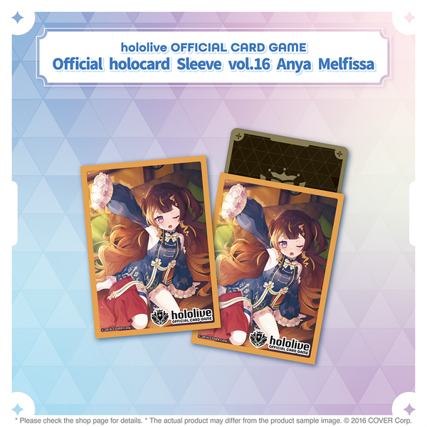 Hololive OCG - Official Card Sleeve - Vol 13 - Vol 16 - Oozora Subaru / Laplus Darkness / Hakui Koyori / Anya Melfissa