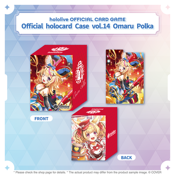 Hololive OCG - Official Card Case - Vol 12 - Vol 16 - Yuzuki Choco / Usada Pekora / Omaru Polka / Airani Iofifteen / Nerissa Ravencroft