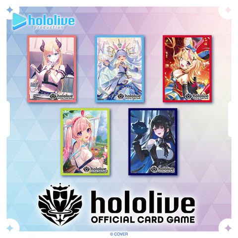 Hololive OCG - Official Card Sleeve - Vol 17 - Vol 21 - Yuzuki Choco / Usada Pekora / Omaru Polka / Airani Iofifteen / Nerissa Ravencroft