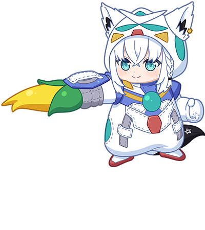 Banpresto - GUNDAM × hololive production - Hololive If  - Gundam Exia × Shirakami Fubuki - NUI ARMOR Ver