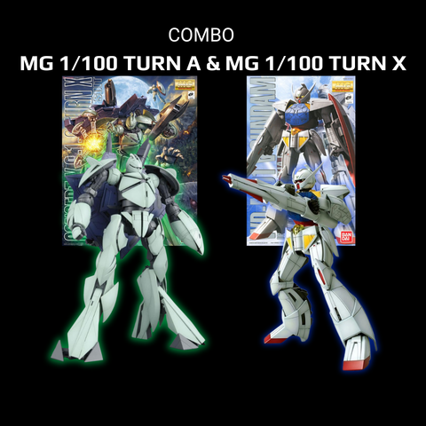 Combo: MG 1/100 Turn A Gundam + MG 1/100 Turn X