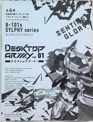 MegaHouse - Desktop Army - B-101[TR]s Sylphy - Test Machine Color