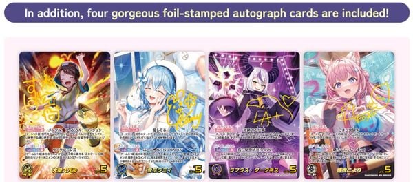 Hololive OCG - hBP04 Booster Pack 04 Curious Universe - JP ver