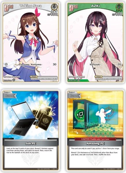 Hololive OCG - hSD01e Tokino Sora & AZKi Start Deck - EN ver