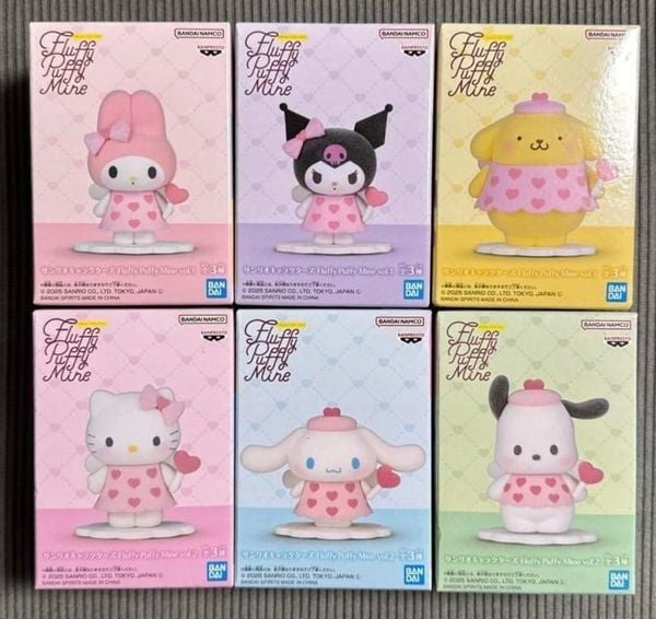 Banpresto - Fluffy Puffy Mine - Sanrio Characters Vol 2 - Hello Kitty / Cinnamoroll / Pochacco
