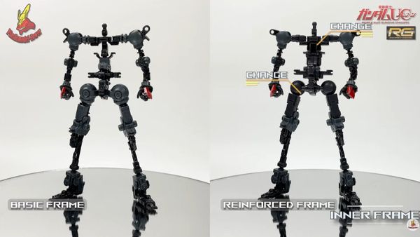 107 Maintenance Team - 10712 - RG 1/144 Sinanju Dedicated Movable Reinforced Frame Modification Part