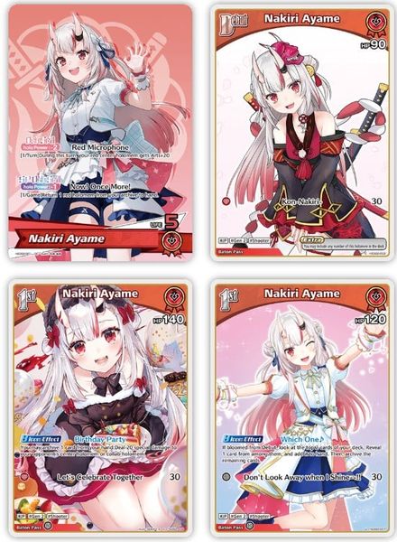 Hololive OCG - hSD02e Nakiri Ayame Start Deck Red - EN Ver