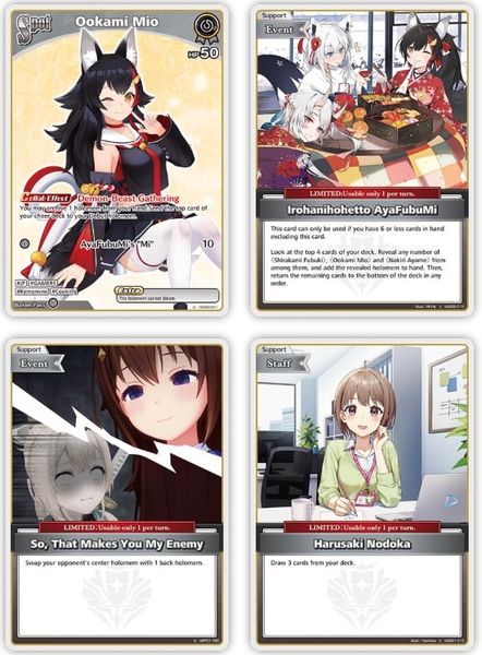 Hololive OCG - hSD02e Nakiri Ayame Start Deck Red - EN Ver