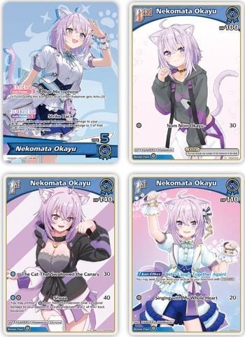 Hololive OCG - hSD03e Nekomata Okayu Start Deck Blue - EN Ver