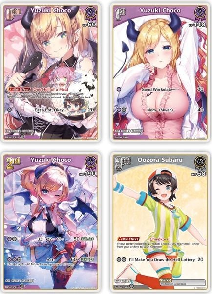 Hololive OCG - hSD04e Yuzuki Choco Start Deck Purple - EN Ver