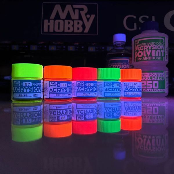 Sơn nước Mr. Hobby - Acrysion - Nhiều mầu / Mã N97 ~ N101 - Gốc nước