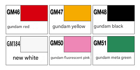 Bút sơn mô hình Gundam Marker - GMS110 - FINE EDGE SET 1