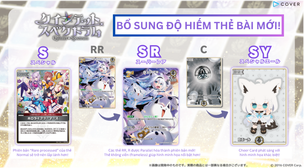 Hololive OCG - hBP02 Booster Pack 02 Quintet Spectrum - JP ver