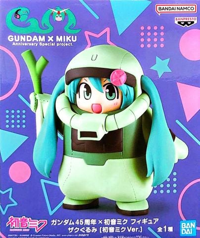 Banpresto - GUNDAM 45TH x HATSUNE MIKU - Zaku-Gurumi Hatsune Miku Ver