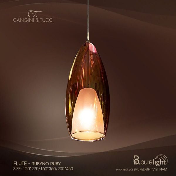  Đèn thả nhập khẩu Flute - Rubuno Ruby 