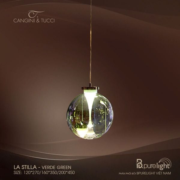  Đèn thả nhập khẩu La Stilla - Verde green 