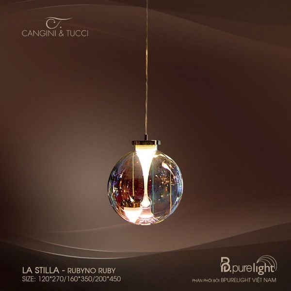  Đèn thả nhập khẩu La Stilla - Rubyno Ruby 