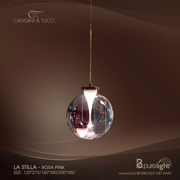  Đèn thả nhập khẩu La Stilla - Rosa Pink 